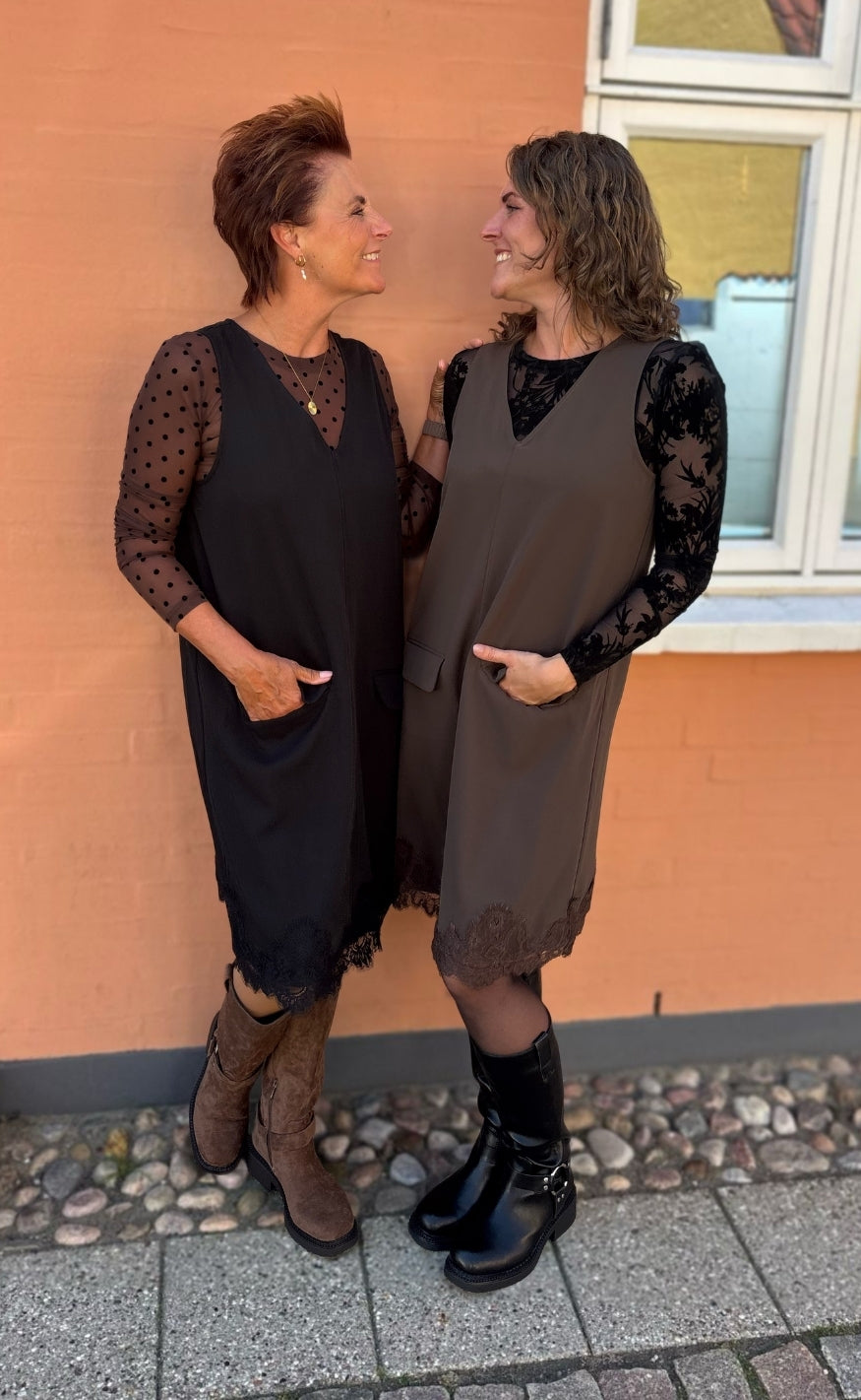 Say INA Copenhagen Kjole - Jessi Lace Spencer - Black